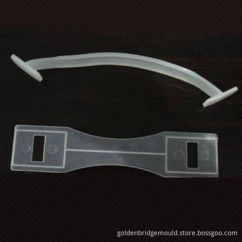 Plastic Injection Mold for Paper Box Handles, Made of PP and PE Material